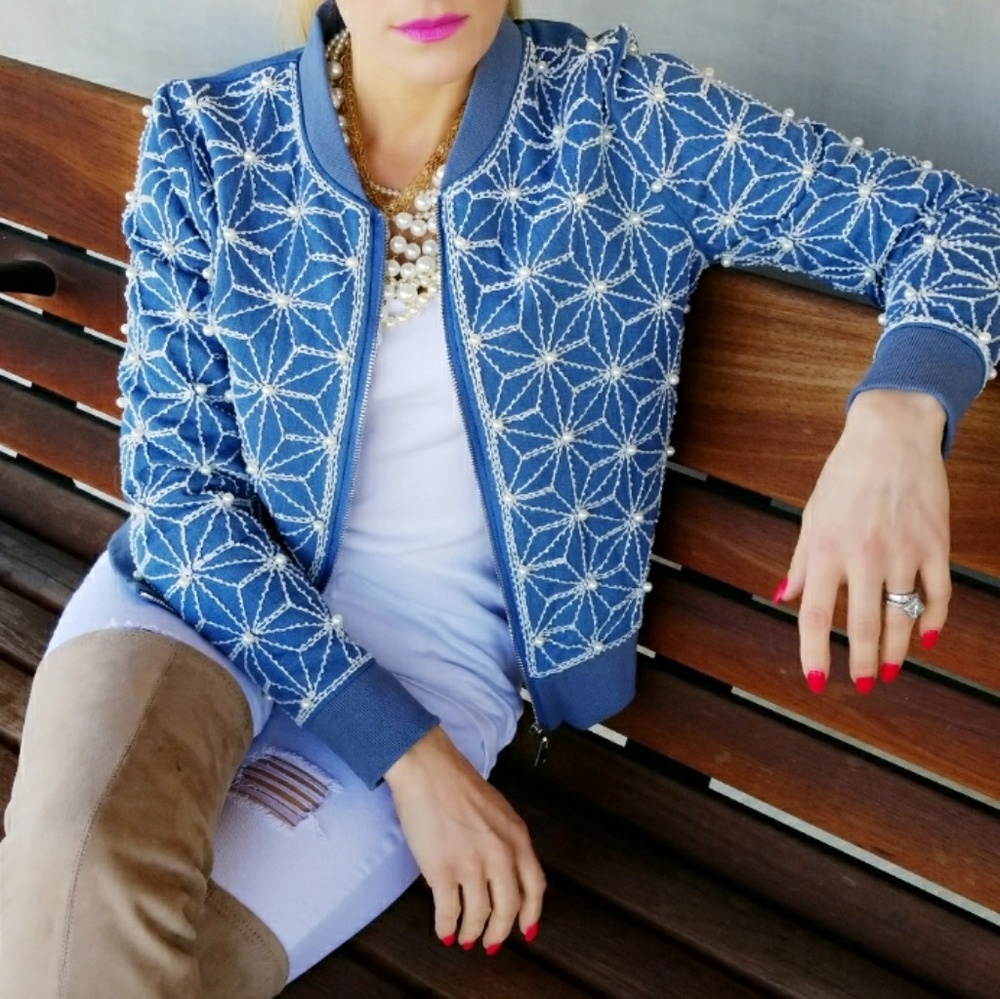 STATEMENT DENIM JACKET - Picture 2 of 4